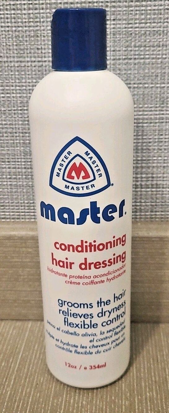 Master Well Comb Conditioning Hair Dressing 12 oz New